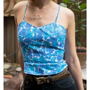 COPY - Girl of the earth top - vintage fabric